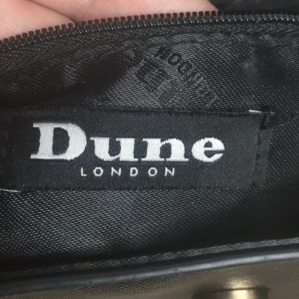 Dune London Handbag Crossbody Black Animal Print Calf Hair Leather & Wallet - Picture 3 of 10